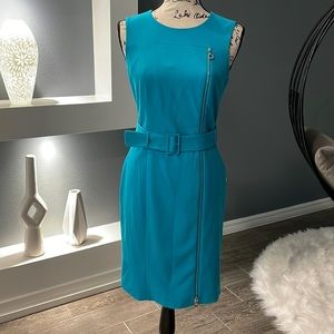 Calvin Klein faux side zip dress